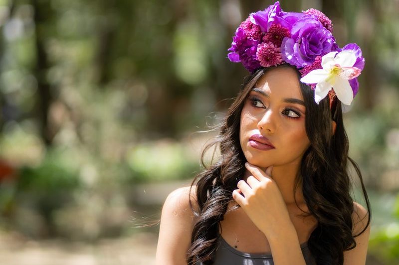 Corona Floral para Novia